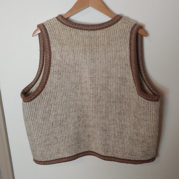 Vintage Alpaca Cowboy Vest - Picture 3 of 6